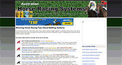 Desktop Screenshot of horseracingsystems.com.au